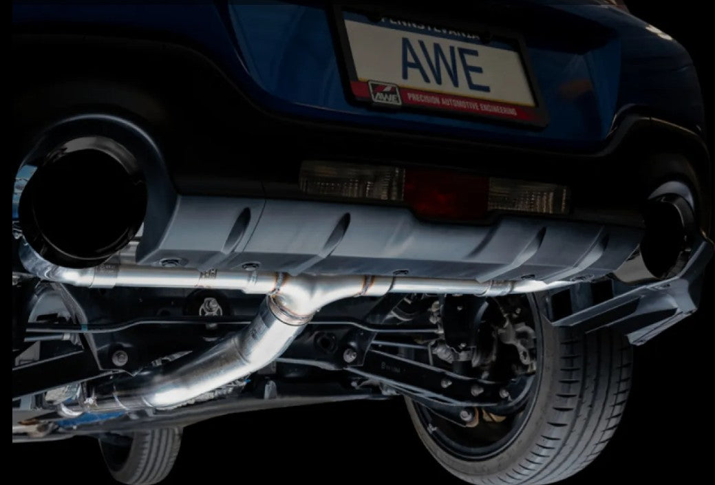 AWE Tuning Track Edition Exhaust | 3" Diameter | 5" Dual Diamond Black Tips Subaru BRZ|Toyota 86|GR86|Scion FR-S 2013-2015