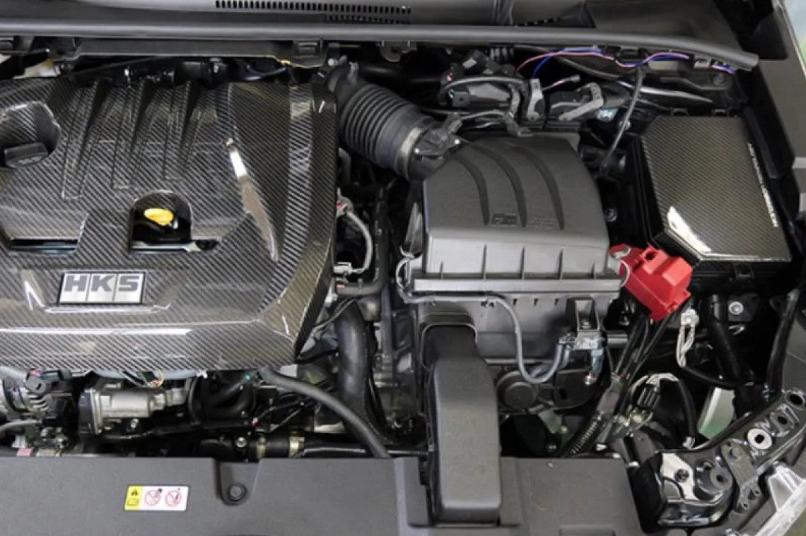 HKS Dry Carbon Fuse Box Cover Toyota GR Corolla 2023