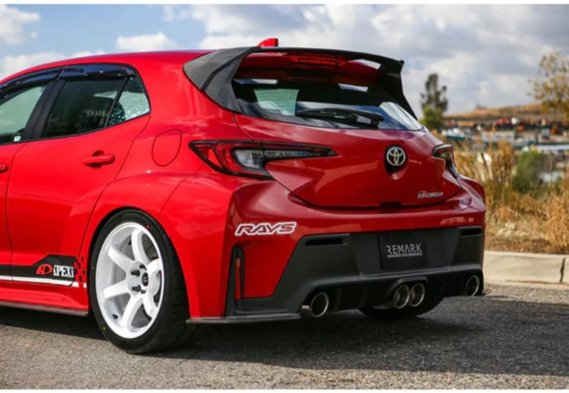 Remark Catback Exhaust w/ Elite Spec Quad Tip Stainless Steel Toyota GR Corolla GZEA14 2023+