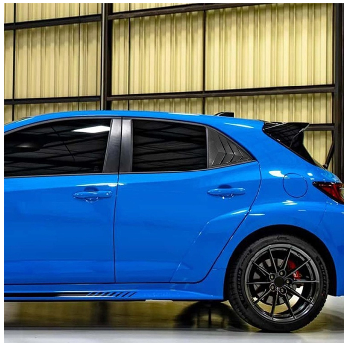 CraftC Performance 2019+ Corolla Hatchback/GR Corolla Carbon Fiber Rear Window Louver(LH+RH) 2 pieces