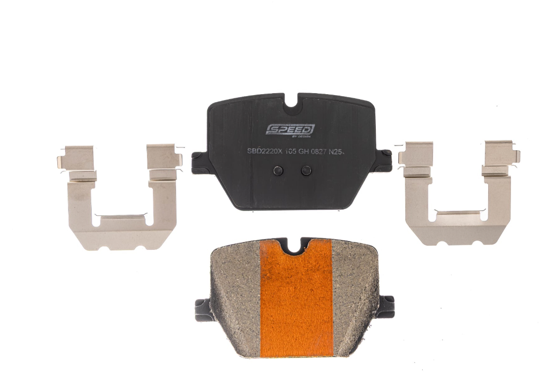 Speed By Design Ceramic Brake Pads For 3.0L Toyota Supra/BMW Z4 Iron Rotors