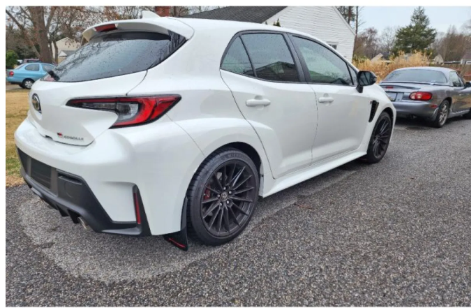 Rally Armor Black UR Mud Flap w/ Red Logo Toyota GR Corolla 2023+
