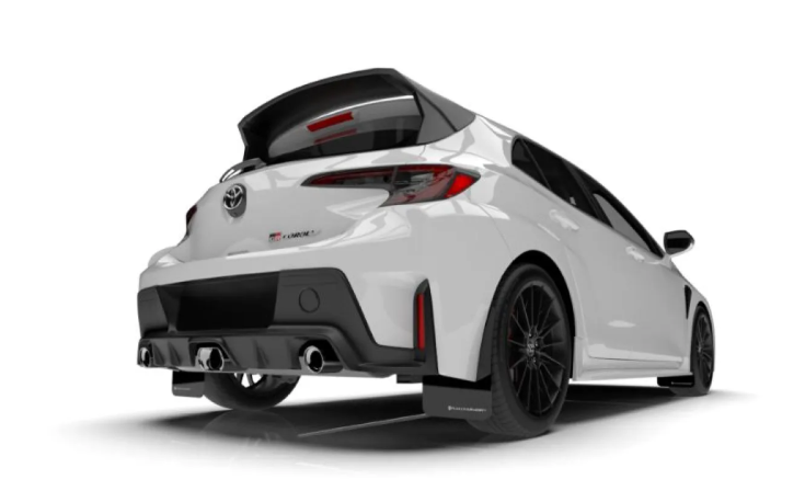 Rally Armor Black UR Mud Flap w/ White Logo Toyota GR Corolla 2023+