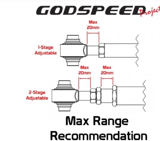 Godspeed Project Adjustable Rear Upper Camber Arms Toyota GR86 ZN8 2022-2025