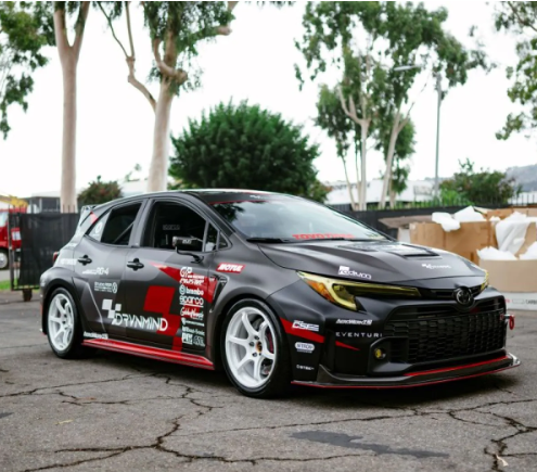 Seibon MB-Style Carbon Fiber Front Lip Spoiler Toyota GR Corolla 2023-2024