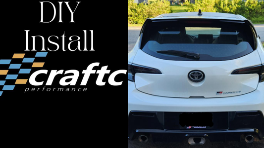 How To Install GR Corolla CraftC Sequential Taillights