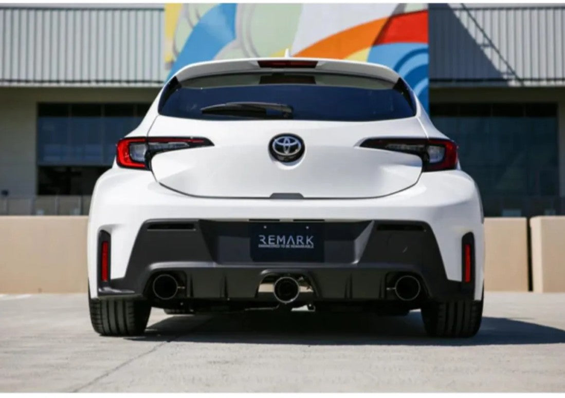 Remark Catback Exhaust w/ Elite Spec Stainless Center Cover Toyota GR Corolla GZEA14 2023+
