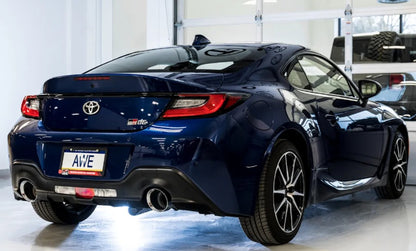 AWE Tuning Touring Edition Exhaust | 3" Diameter | 5" Dual Chrome Silver Tips Subaru BRZ|Toyota 86|GR86|Scion FR-S 2013-2020