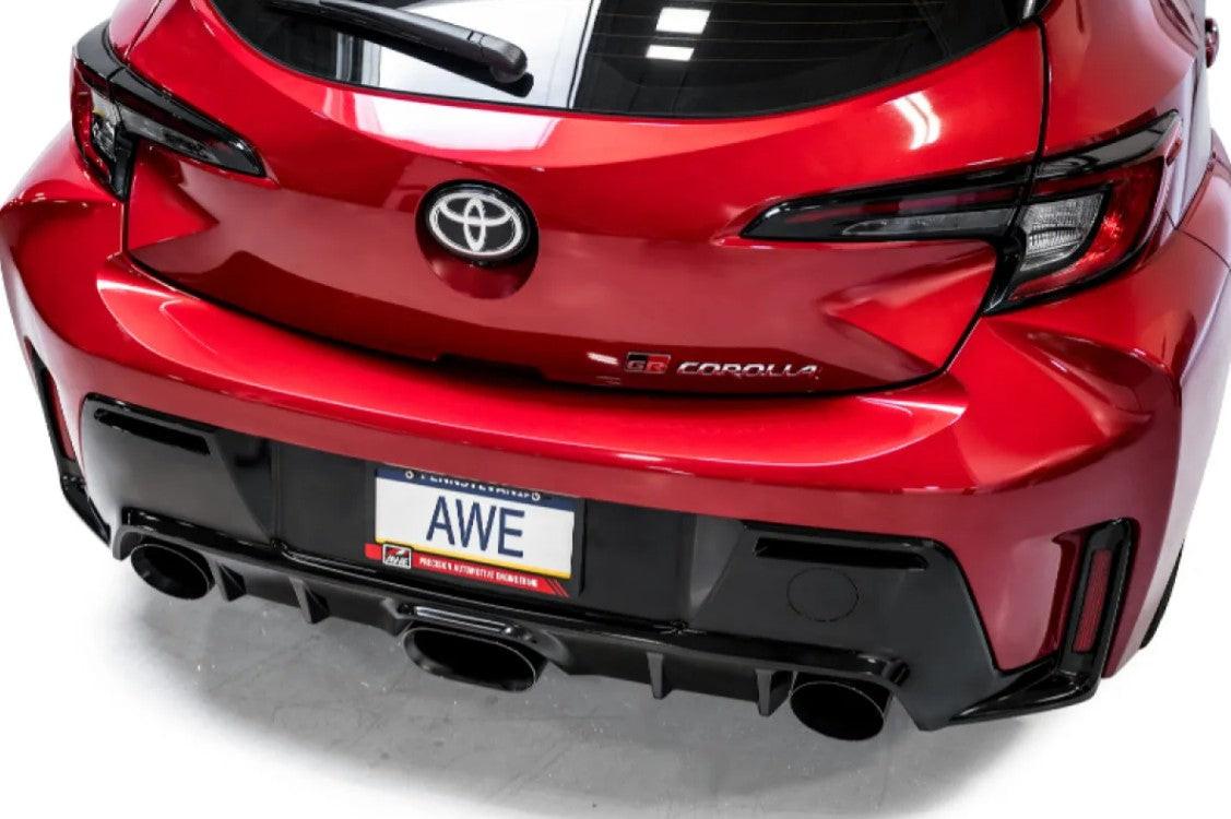 AWE Tuning Touring Edition Exhaust | Diamond Black Tips Toyota GR Corolla Core 2023-2025