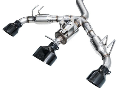 AWE Tuning Track Edition Exhaust | Diamond Black Tips Toyota GR Corolla 2023-2025