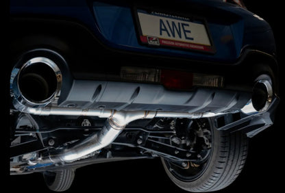 AWE Tuning Track Edition Exhaust | 3" Diameter | 5" Dual Chrome Silver Tips Subaru BRZ|Toyota 86|GR86|Scion FR-S 2013-2015
