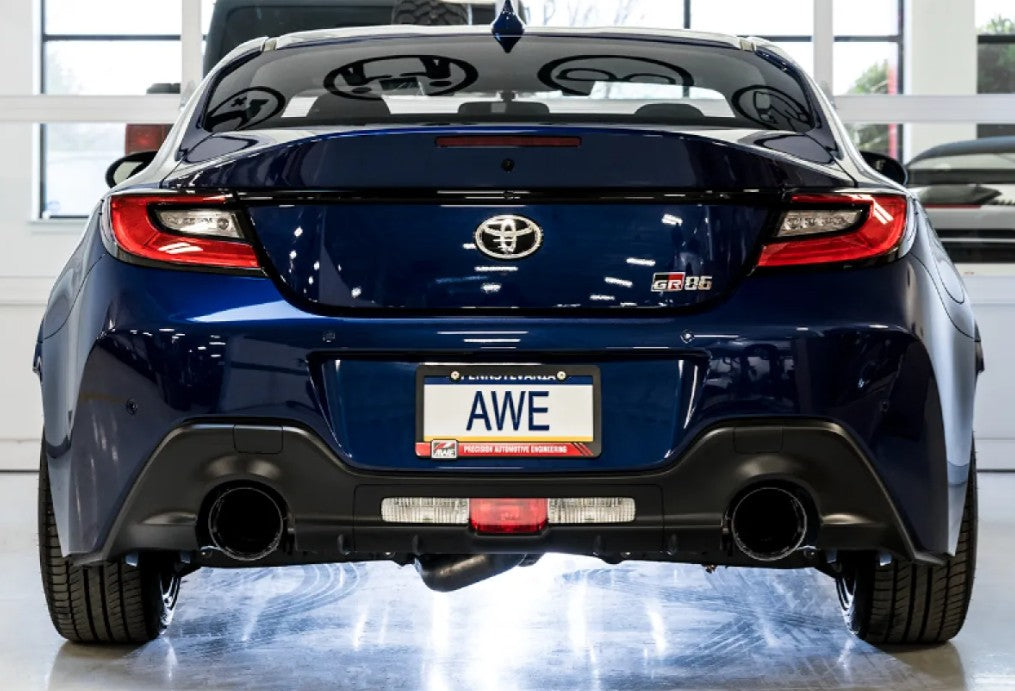 AWE Tuning Touring Edition Exhaust | 3" Diameter | 5" Dual Diamond Black Tips Subaru BRZ|Toyota 86|GR86|Scion FR-S 2013-2020