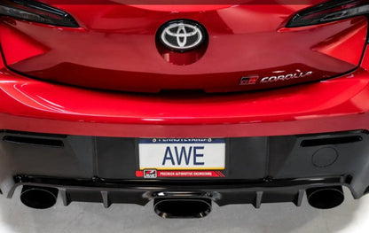 AWE Tuning Touring Edition Exhaust | Diamond Black Tips Toyota GR Corolla Core 2023-2025