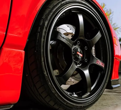 GramLights 57DR Wheel Set of 4 Subaru BRZ | Toyota GT-86 | Scion FR-S 18x9.5 5x100 38mm Semigloss Black