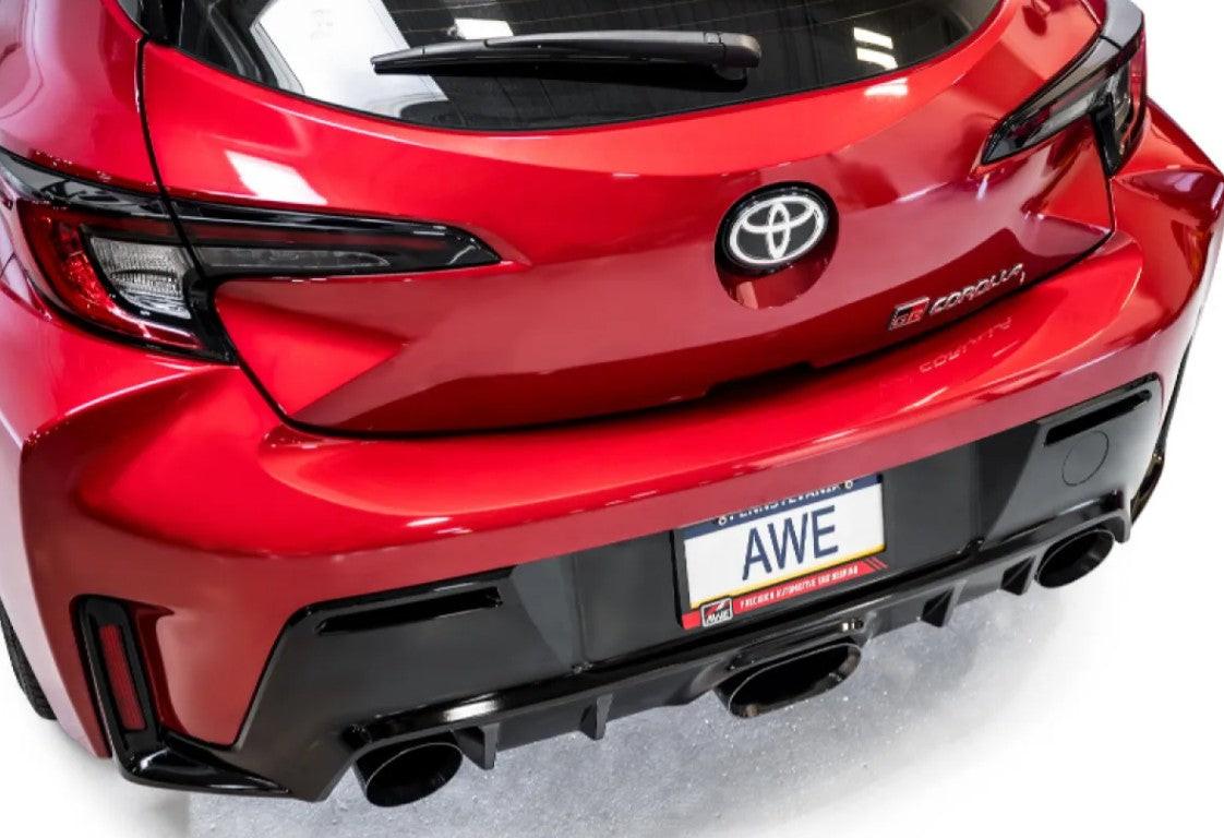 AWE Tuning Touring Edition Exhaust | Diamond Black Tips Toyota GR Corolla Core 2023-2025