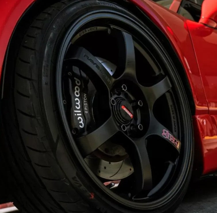 GramLights 57DR Wheel Set of 4 Subaru BRZ | Toyota GT-86 | Scion FR-S 18x9.5 5x100 38mm Semigloss Black