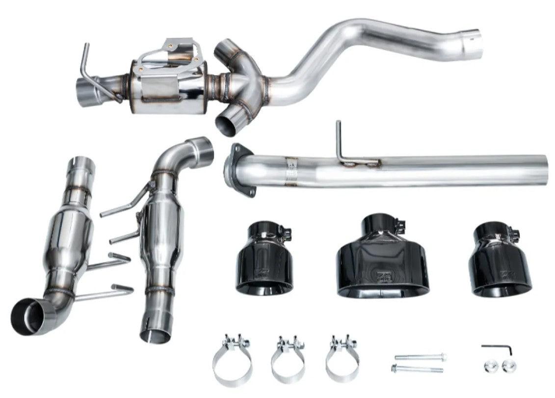 AWE Tuning Track Edition Exhaust | Diamond Black Tips Toyota GR Corolla 2023-2025