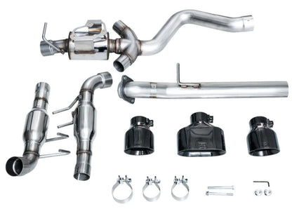 AWE Tuning Track Edition Exhaust | Diamond Black Tips Toyota GR Corolla 2023-2025