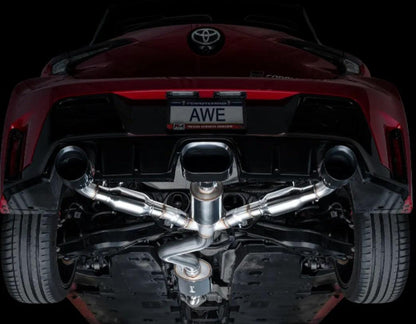 AWE Tuning Touring Edition Exhaust | Diamond Black Tips Toyota GR Corolla Core 2023-2025
