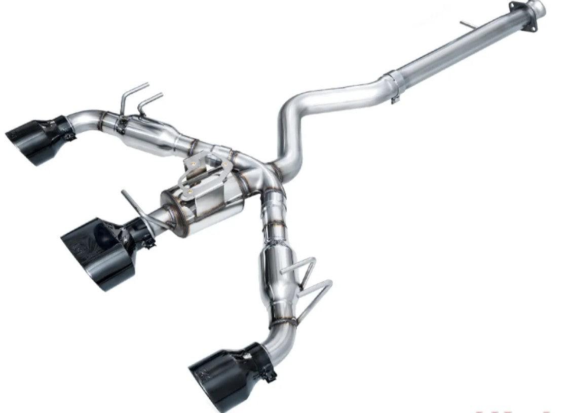 AWE Tuning Track Edition Exhaust | Diamond Black Tips Toyota GR Corolla 2023-2025
