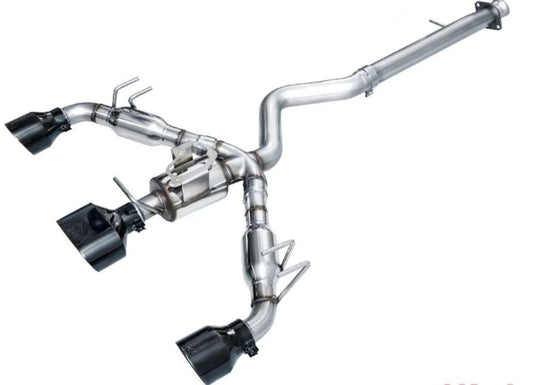 AWE Tuning Track Edition Exhaust | Diamond Black Tips Toyota GR Corolla 2023-2025