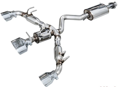 AWE Tuning Touring Edition Exhaust | Chrome Silver Tips Toyota GR Corolla 2023-2025