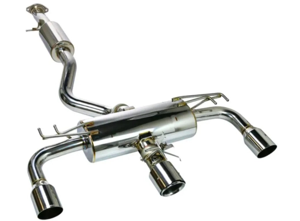 Remark Catback Exhaust w/ Elite Spec Burnt Ti Center Cover Toyota GR Corolla GZEA14 2023+