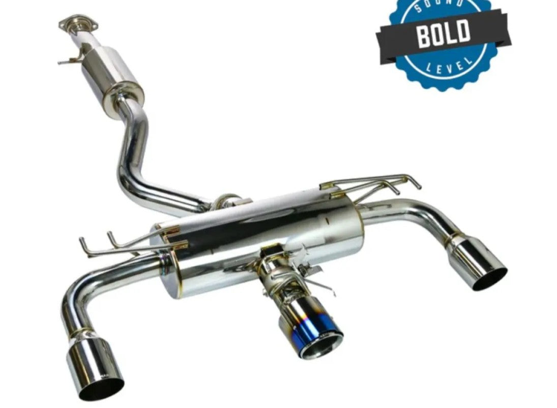 Remark Catback Exhaust w/ Elite Spec Stainless Center Cover Toyota GR Corolla GZEA14 2023+