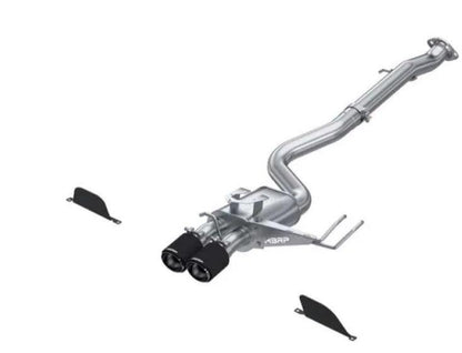 MBRP T304 SS 3in Cat-Back Dual Center Rear w/ Carbon Fiber Tips Toyota Corolla GR 1.6L 2023+