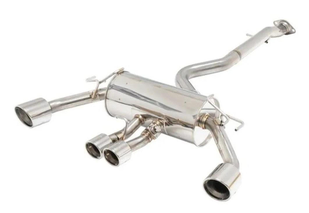 APEXi N1-X Quad-Exit Catback Exhaust System w/ Stainless Steel Tips (Non-Resonated Midpipe) Toyota GR Corolla 2023+