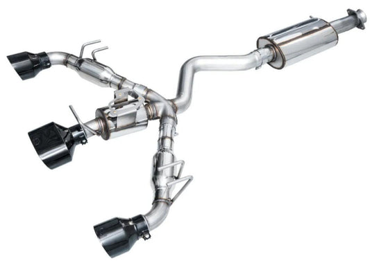 AWE Tuning Touring Edition Exhaust | Diamond Black Tips Toyota GR Corolla Core 2023-2025