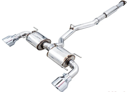 AWE Tuning Touring Edition Exhaust | 3" Diameter | 5" Dual Chrome Silver Tips Subaru BRZ|Toyota 86|GR86|Scion FR-S 2013-2020