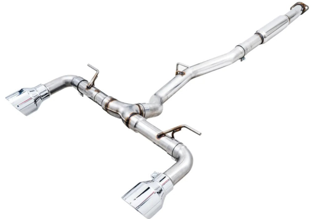 AWE Tuning Track Edition Exhaust | 3" Diameter | 5" Dual Chrome Silver Tips Subaru BRZ|Toyota 86|GR86|Scion FR-S 2013-2015