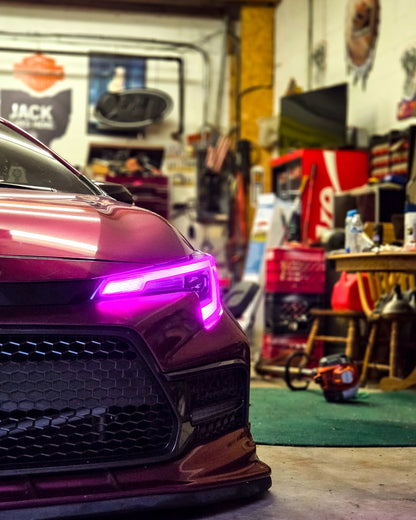 CraftC Performance All Series Toyota 2023+ GR Corolla & 2019+ Corolla E210 Sequential RGB LED Headlights