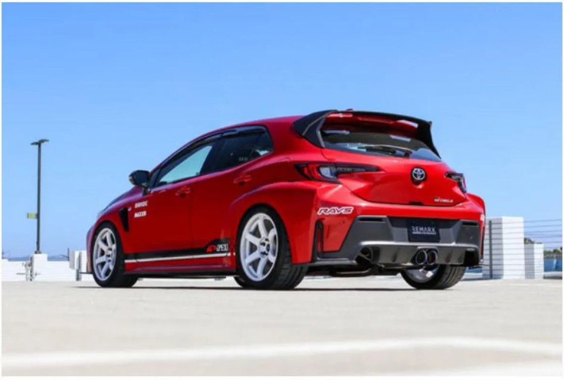 Remark Catback Exhaust Toyota GR Corolla 2023+ - Burnt Stainless Steel Tips