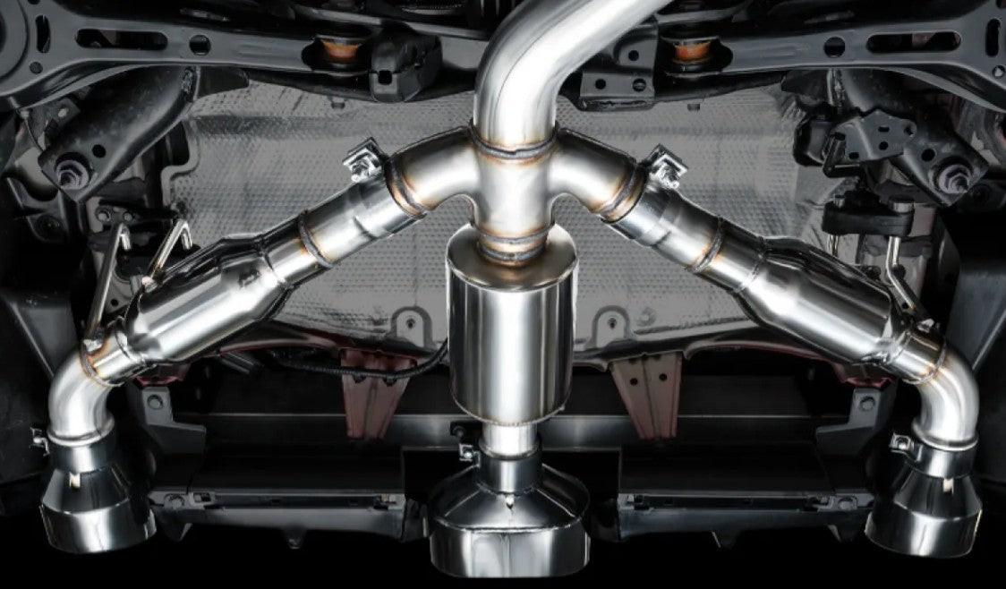 AWE Tuning Track Edition Exhaust | Diamond Black Tips Toyota GR Corolla 2023-2025
