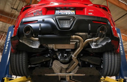 Takeda 3' to 2-1/2" 304 Stainless Steel Catback Exhaust System with Blue Flame Tips Toyota GR Supra A90 L6-3.0L t 2020-2024