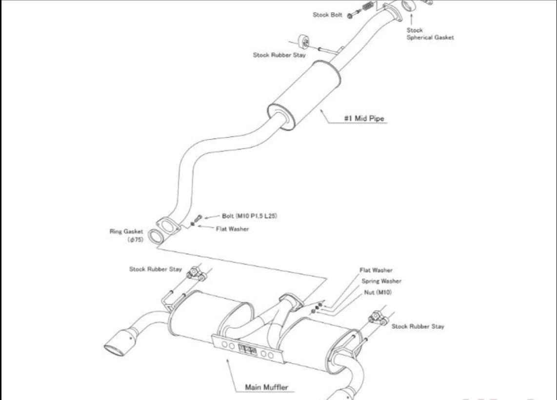 HKS Legamax Sports Exhaust Toyota GR Corolla 4BA-GZEA14H 2023+
