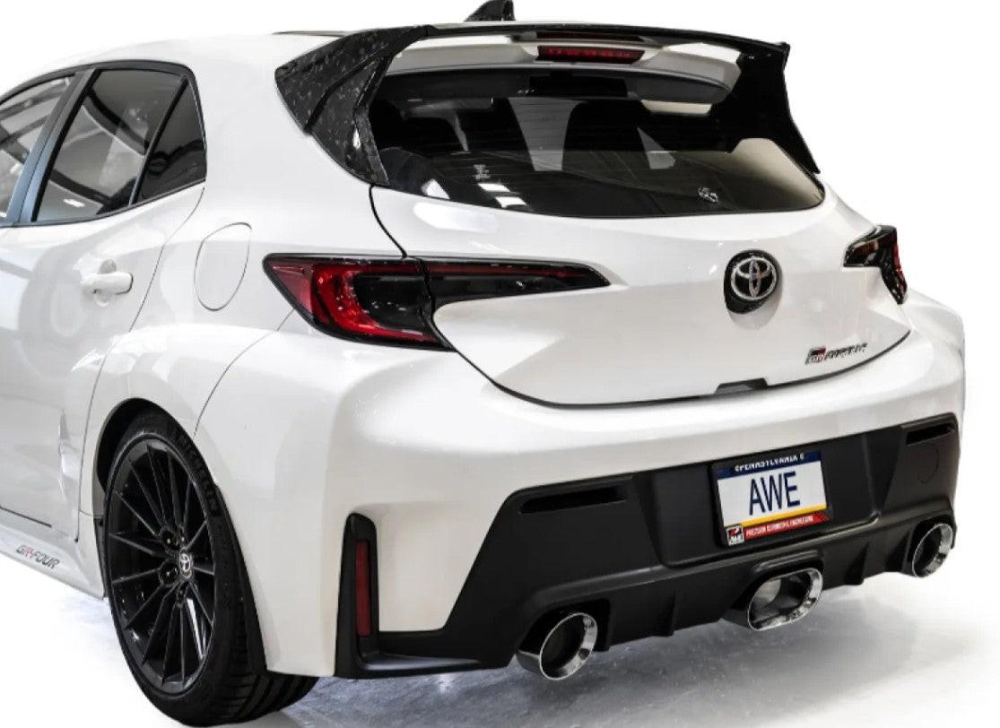 AWE Tuning Track Edition Exhaust | Chrome Silver Tips Toyota GR Corolla 2023-2025