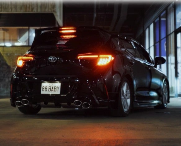 CraftC Performance "SMOKED" 2019+ Corolla Hatchback & GR Corolla Sequential Taillights