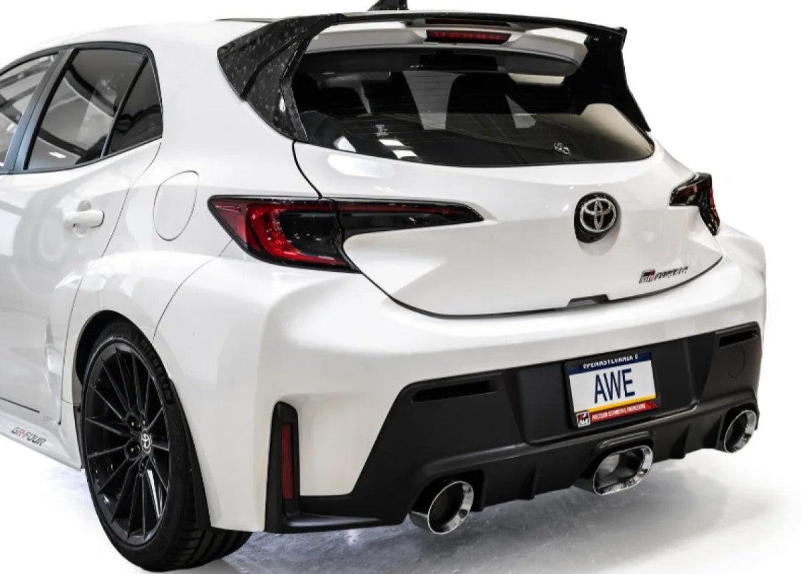 AWE Tuning Touring Edition Exhaust | Chrome Silver Tips Toyota GR Corolla 2023-2025