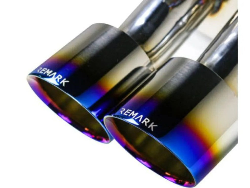 Remark Catback Exhaust Toyota GR Corolla 2023+ - Burnt Stainless Steel Tips