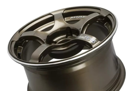 Advan Subaru WRX | BRZ | FRS | GT86 | GR86 2002+ TC-4 Wheel Set of 4 18x9.5 5x100 45mm Umber Bronze Metallic & Ring