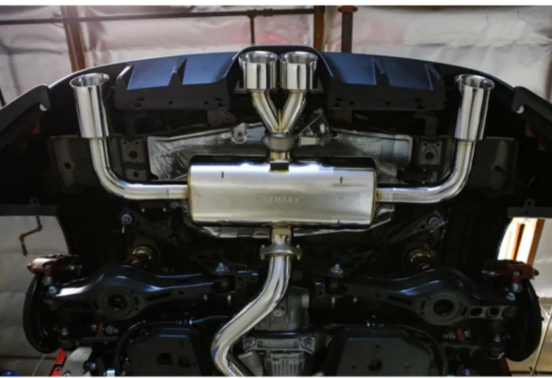 Remark Catback Exhaust w/ Elite Spec Quad Tip Stainless Steel Toyota GR Corolla GZEA14 2023+