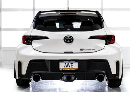 AWE Tuning Track Edition Exhaust | Chrome Silver Tips Toyota GR Corolla 2023-2025