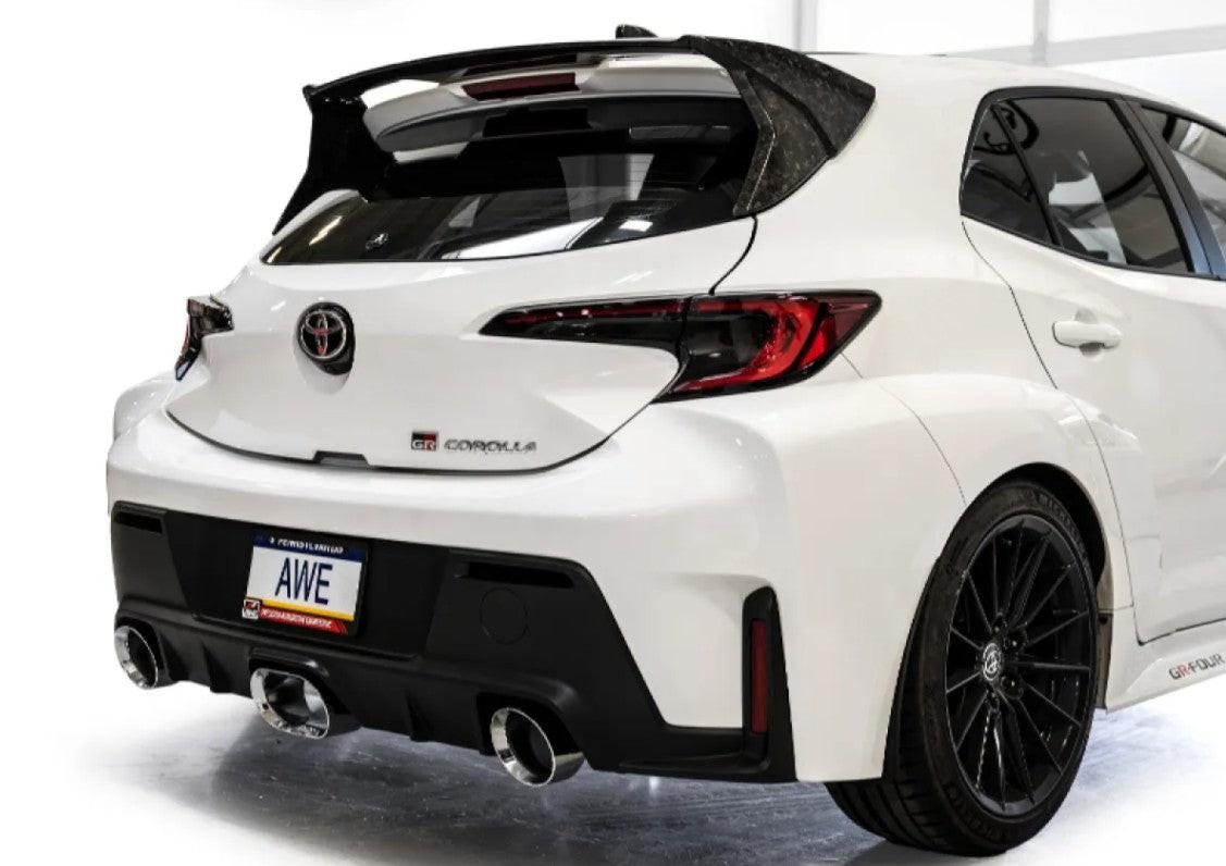 AWE Tuning Touring Edition Exhaust | Chrome Silver Tips Toyota GR Corolla 2023-2025