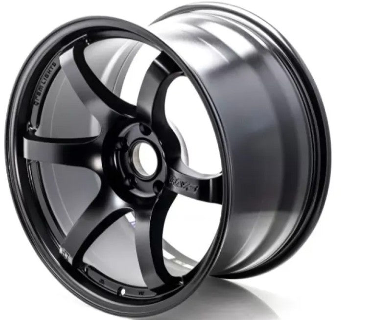 GramLights 57DR Wheel Set of 4 Subaru BRZ | Toyota GT-86 | Scion FR-S 18x9.5 5x100 38mm Semigloss Black