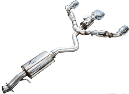 AWE Tuning Touring Edition Exhaust | Chrome Silver Tips Toyota GR Corolla 2023-2025