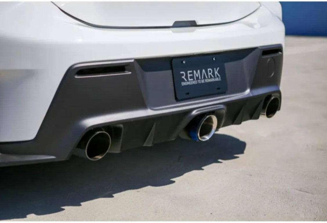Remark Catback Exhaust w/ Elite Spec Burnt Ti Center Cover Toyota GR Corolla GZEA14 2023+