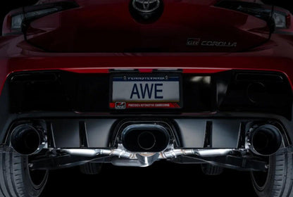 AWE Tuning Touring Edition Exhaust | Diamond Black Tips Toyota GR Corolla Core 2023-2025